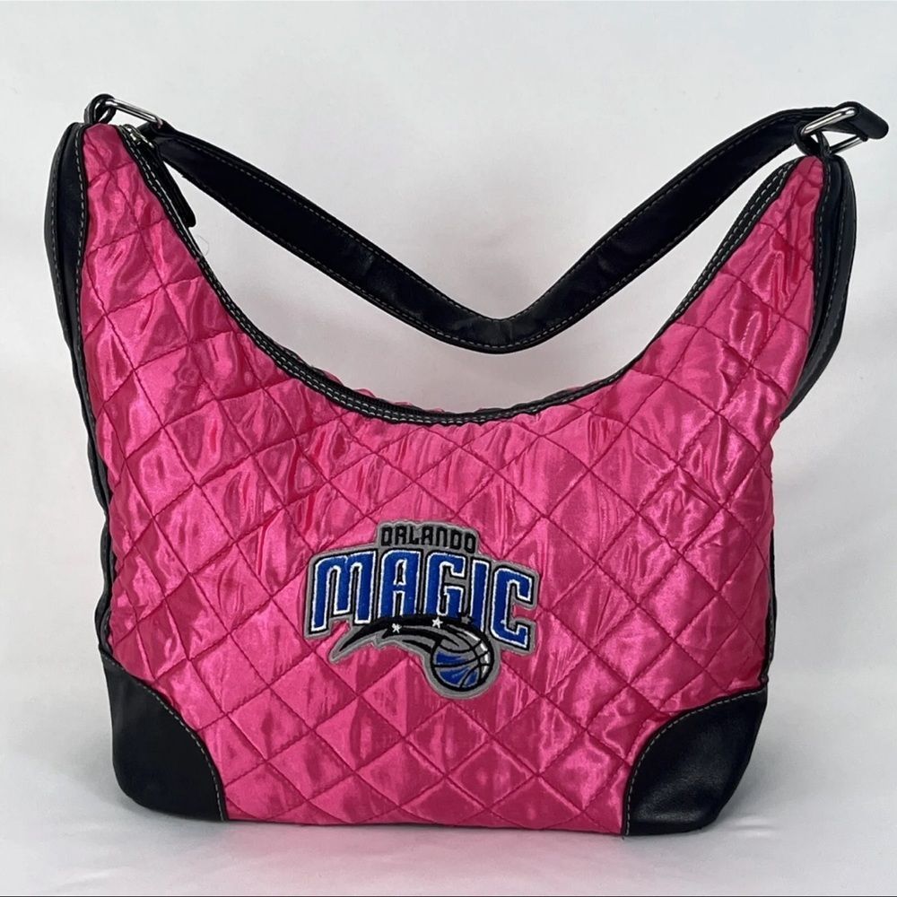 NBA Orlando Magic Pink Quilted Style Women's Purse Handbag Pro Fan ity New